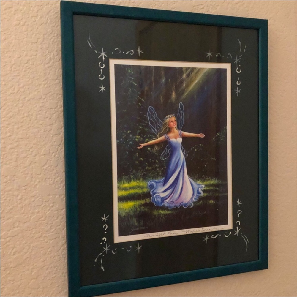 Vintage ‘98 Framed authentic Michelle Swartwout Fairy Print